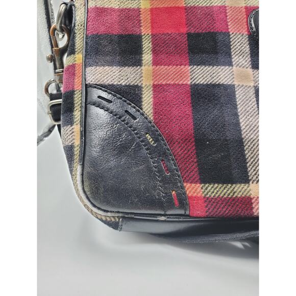 Juicy Couture - Red Plaid Laptop Bag Y2K Vintage Rare! - Picture 8 of 16